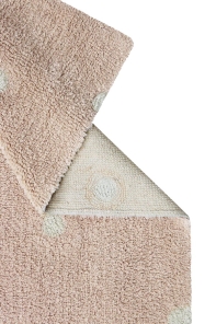 Lorena Canals waschbarer Teppich MINI DOT rosa | 150x100cm