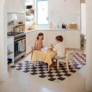Lorena Canals waschbarer Teppich KITCHEN TILES dunkelgrau...