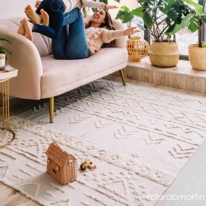 Lorena Canals waschbarer Teppich TRIBU natur | 300x200cm