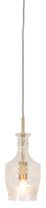 Its about RoMi Hängelampe BRUSSELS Glas Gold |...