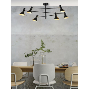 Its about RoMi Deckenlampe IZMIR Eisen schwarz |...