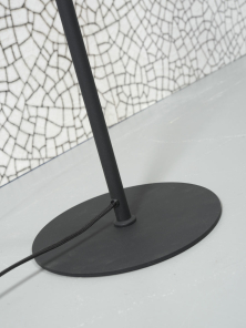 Its about RoMi Stehlampe MARSEILLE Eisen schwarz | 40x25x141