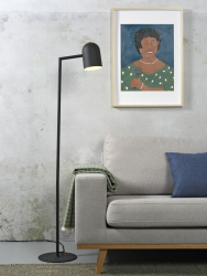 Its about RoMi Stehlampe MARSEILLE Eisen schwarz | 40x25x141