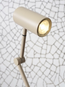 Its about RoMi Stehlampe MONTREUX sandfarben | 22x22x133cm