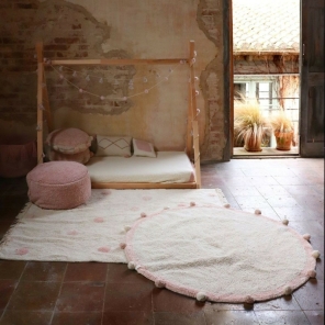 Lorena Canals waschbarer Teppich BUBBLY vintage natur |...