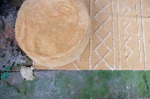 Lorena Canals waschbarer Teppich TRIBU honig | 240x170cm