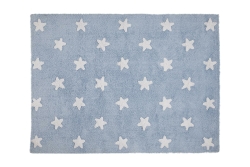 Lorena Canals waschbarer Teppich STARS blau | 160x120cm