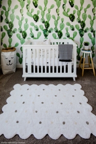 Lorena Canals waschbarer Teppich BISCUIT weiß | 160x120cm