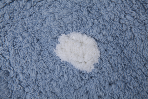 Lorena Canals waschbarer Teppich BISCUIT blau | 160x120cm