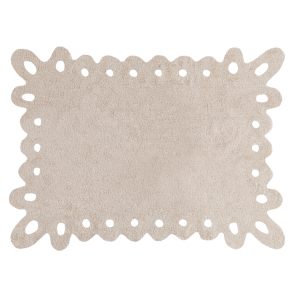 Lorena Canals waschbarer Teppich LACE beige | 160x120cm