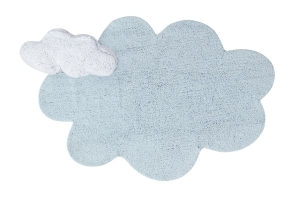Lorena Canals waschbarer Teppich PUFFY DREAM blau |...