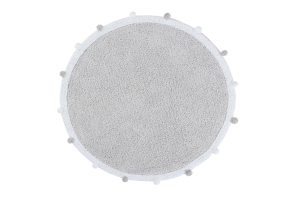 Lorena Canals waschbarer Teppich BUBBLY soft grau |...