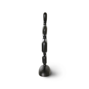 HKliving Skulptur HEAVY BLACK schwarz Aluminium | 31x16x80cm