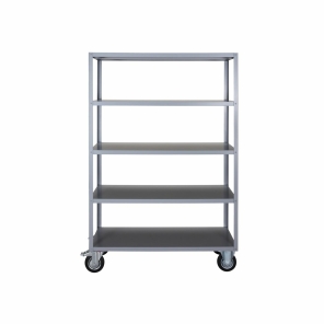 House Doctor Regal mit 4 Rollen HDTROLLEY Stahl grau |...