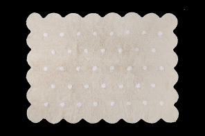 Lorena Canals waschbarer Teppich BISCUIT beige | 160x120 cm