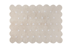 Lorena Canals waschbarer Teppich BISCUIT beige | 160x120 cm