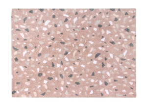 Lorena Canals waschbarer Teppich TERRAZZO rosa | 200x140 cm