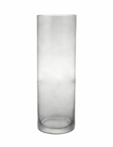 Storefactory Vase / Windlicht RAMSJÖ MEDIUM grau | Ø 12x35 cm