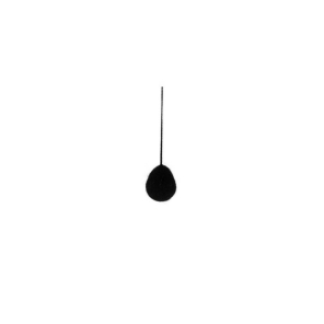 Storefactory Deko Osterei ULLAS S schwarz | 2x3 cm
