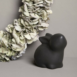 Storefactory Hase STINA L schwarz | 9x6x8 cm