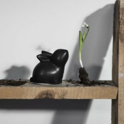 Storefactory Hase STINA L schwarz | 9x6x8 cm