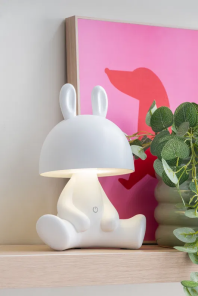 Leitmotiv Tischlampe BUNNY weiß | 17x27 cm