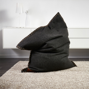 SACKit Sitzsack BEANBAG schwarz | 115x140cm