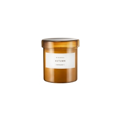 Blomus Duftkerze VALOA AUTUMN L braun | 9,5x9,5 cm
