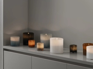 Blomus Windlicht SAGA L braun | 15x16 cm