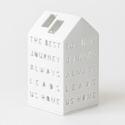 Räder Lichthaus THE BEST JOURNEY… weiß | 8,3x15 cm
