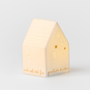 Räder LED Lichthaus ZAUBERHAFT weiß | 5x8 cm