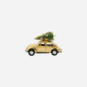 House Doctor Dekoration xMAS CAR gold | 5x8x12,5 cm