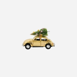 House Doctor Dekoration xMAS CAR gold | 5x8x12,5 cm