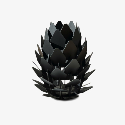 TOMMRE Laterne KOTTE schwarz | Ø28x31cm