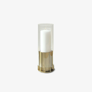 TOMMRE Ethanol Lampe SPIRA Messing | Ø10x30cm