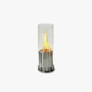 TOMMRE Ethanol Lampe SPIRA Gun Metal | Ø10x30cm
