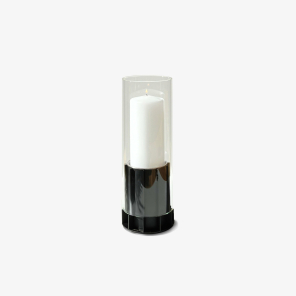 TOMMRE Ethanol Lampe SPIRA Messing schwarz | Ø10x30cm