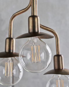 House Doctor Lampe HANA messing-finish