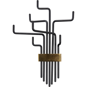 House Doctor Haken PIPES schwarz