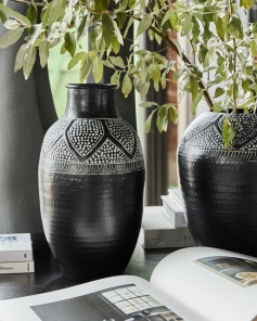 House Doctor Vase BLOSS schwarz