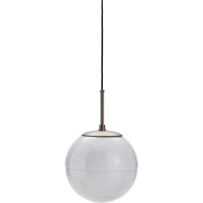 House Doctor Lampe HALDA weiß, braun