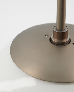 House Doctor Lampe HALDA weiß, braun