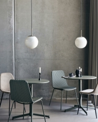 House Doctor Lampe HALDA weiß, braun