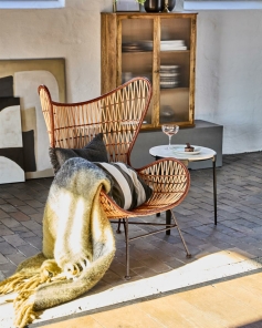 House Doctor Lounge-Stuhl FLOW natur