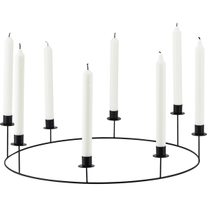 House Doctor Kerzenständer RING schwarz