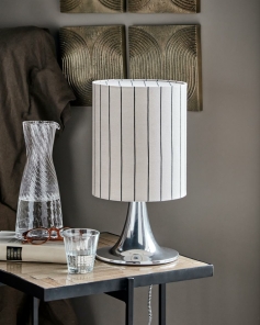 House Doctor Tischlampe TULIP silberfinish