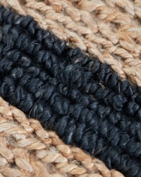 House Doctor Teppich RIMI natur, schwarz