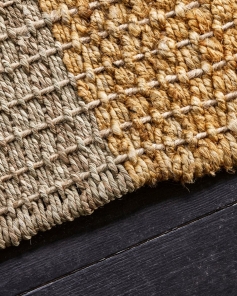 House Doctor Teppich TRAP goldene