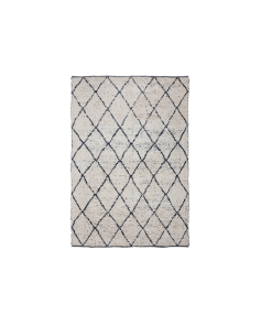 House Doctor Teppich CRUZ schwarz, off-white