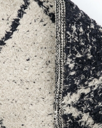 House Doctor Teppich KIN schwarz, off-white